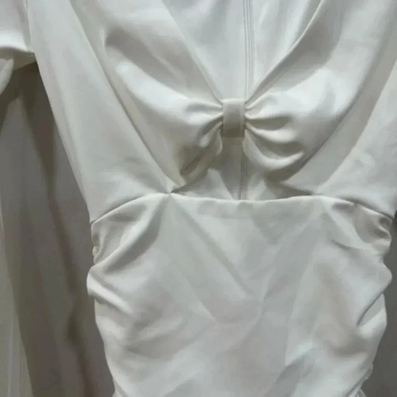 🍁 Zara cut out draped mini dress Small 8680/318 - Picture 8 of 11